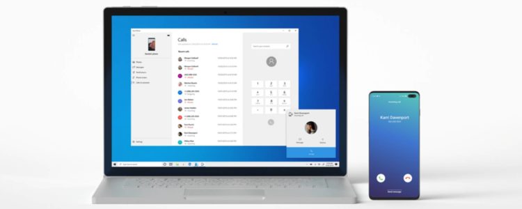windows 10 and smartphone